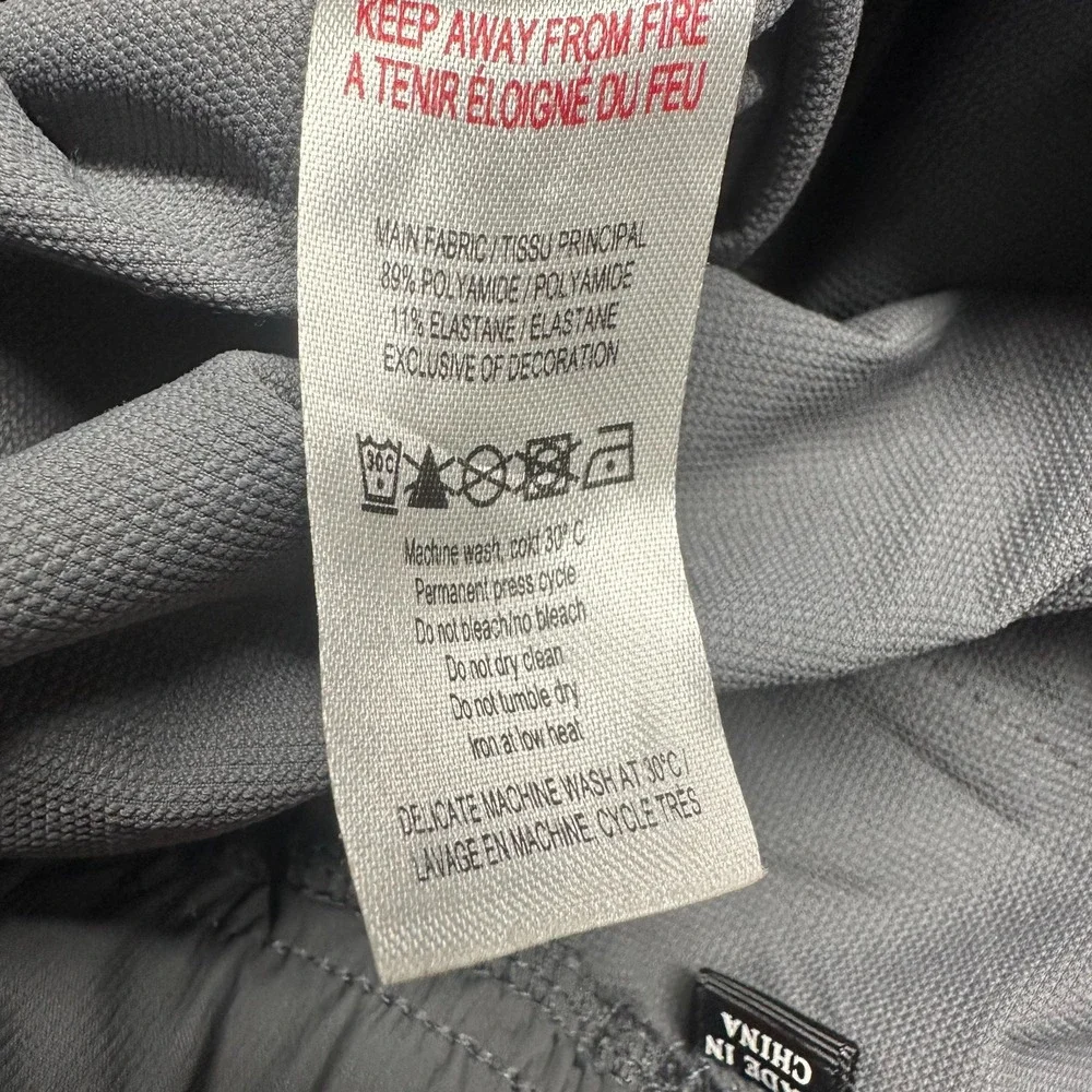 Supply & Demand Pants Men's XXL Gray Polyamide Cargo Tapered Utility Stretch